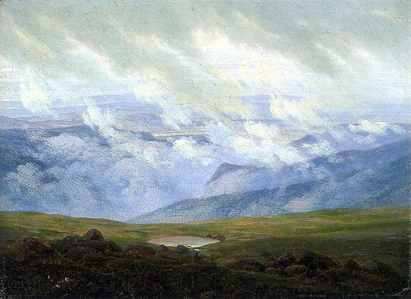 Caspar David Friedrich Drifting Clouds Spain oil painting art
